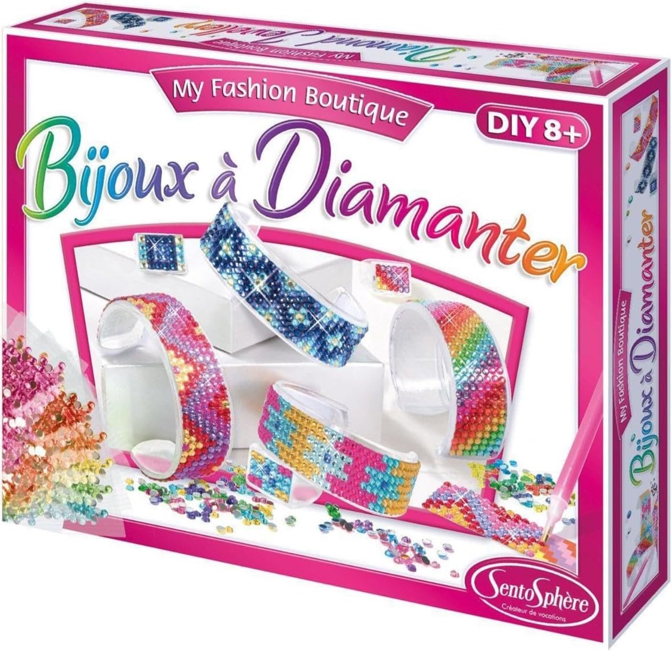 SENTOSPHERE — Kit créatif bijoux à diamanter opaques – Image 2