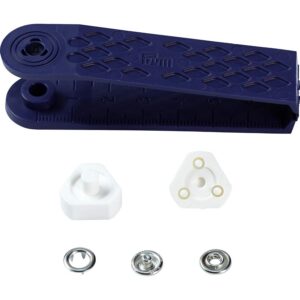 Alternative view of PRYM Jersey — Boutons pression sans couture 8 mm argent