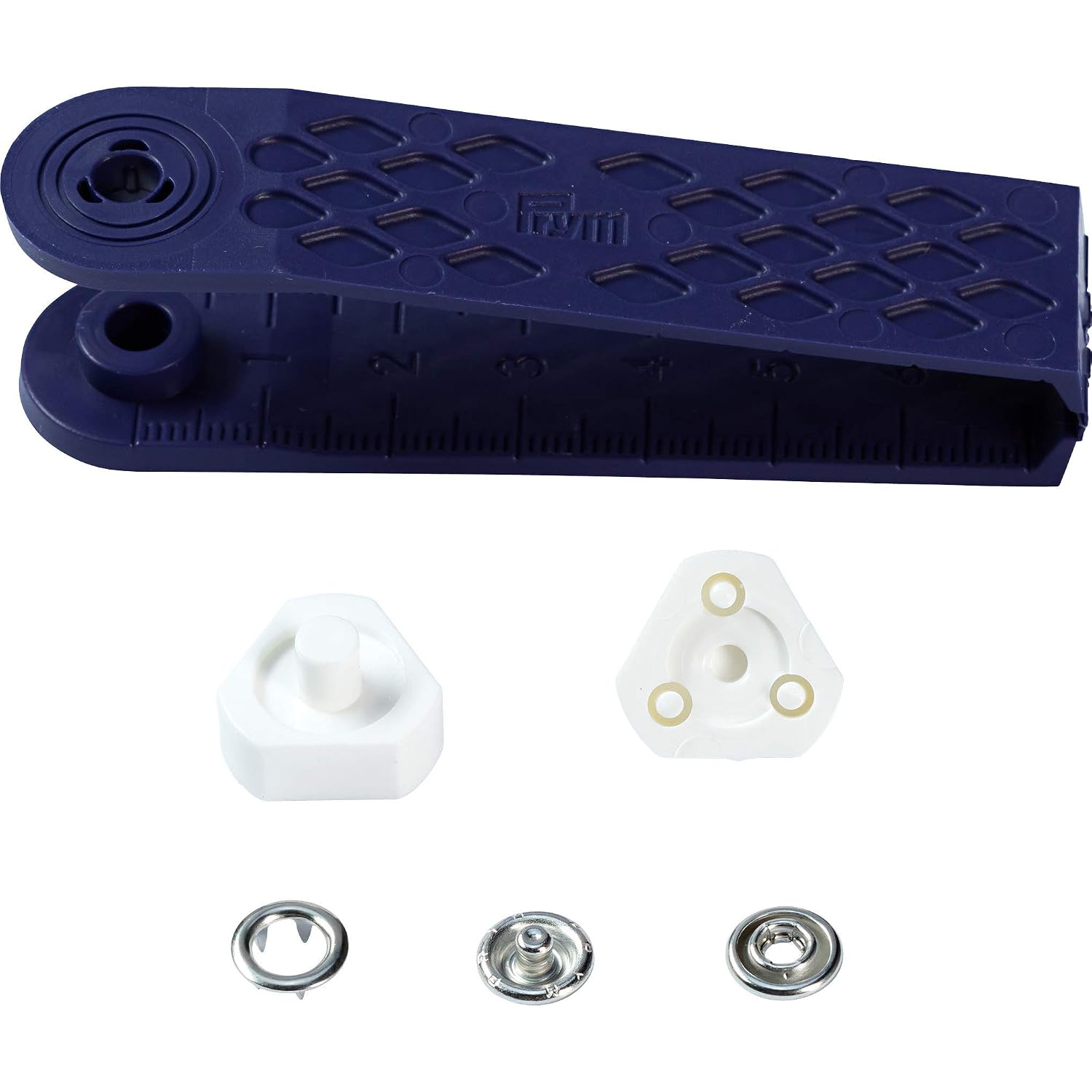 PRYM Jersey — Boutons pression sans couture 8 mm argent – Image 2