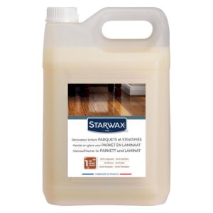 STARWAX - Rénovateur Brillant Protecteur pour Parquets Vitrifiés et Sols Stratifiés 5L