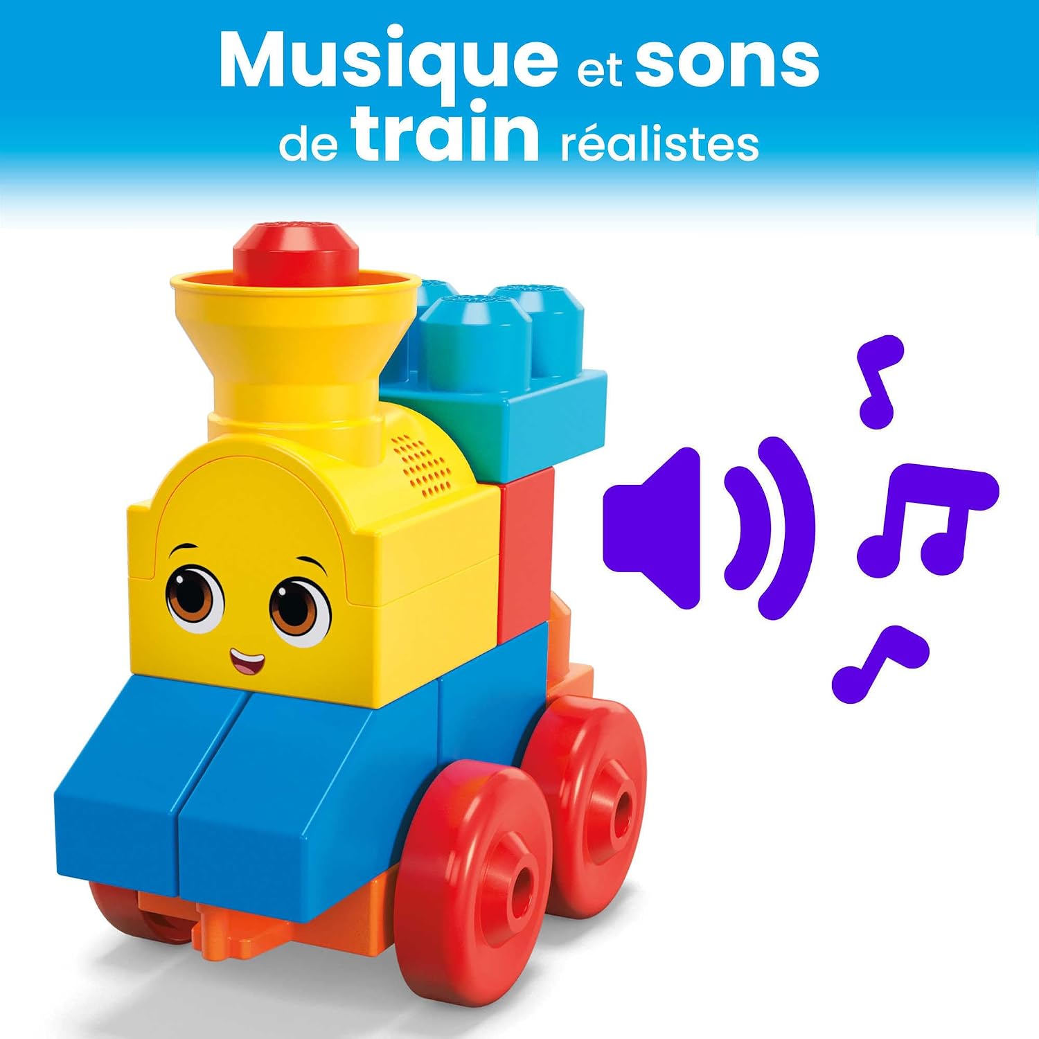 MEGA BLOKS — Train de l'Alphabet musical 50 pièces – Image 4