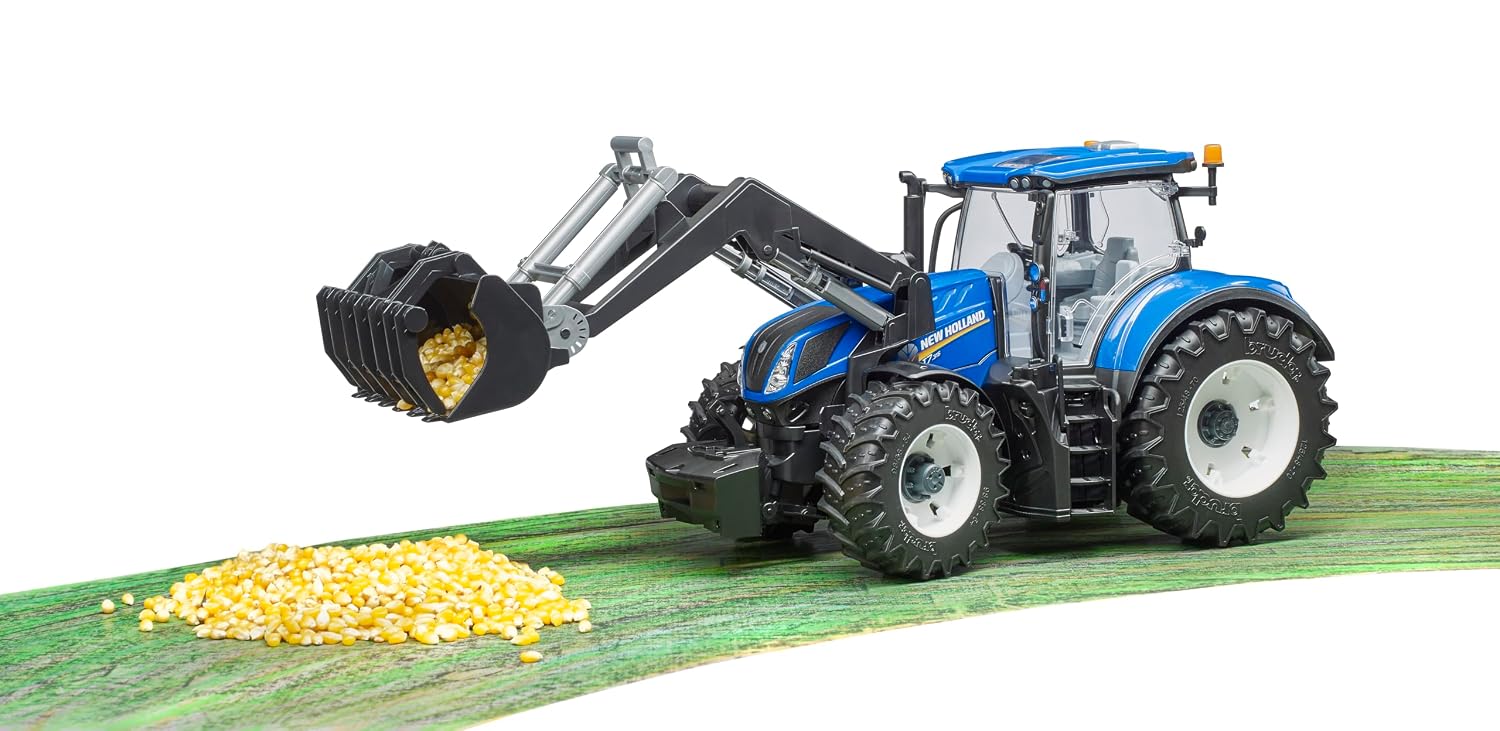 BRUDER New Holland T7.315 — Tracteur avec chargeur frontal – Image 4