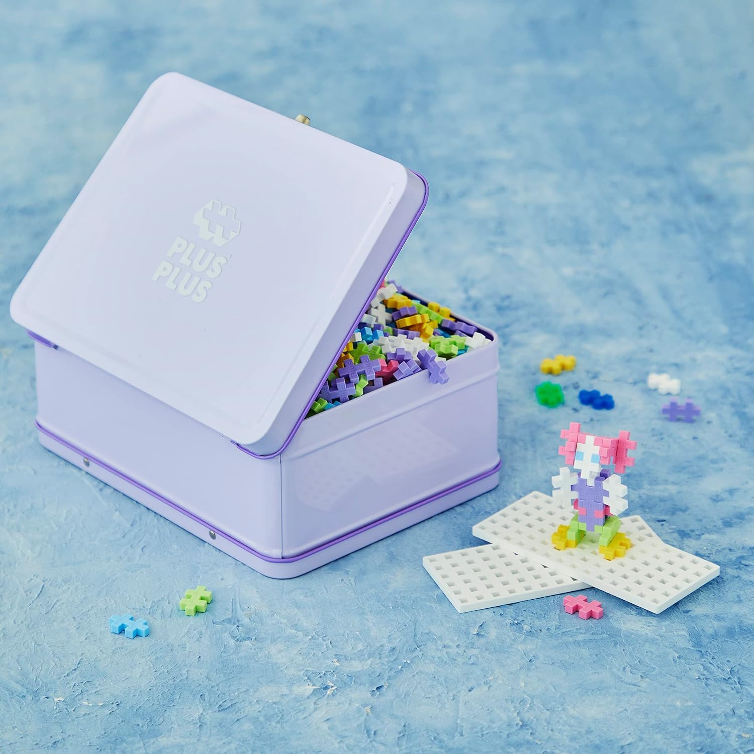 PLUS PLUS — Valisette 600 Briques de Construction Multicolores – Image 4