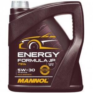 MANNOL Huile moteur Energy 5W-30 Huile API SP-RC Formula JP 4 L