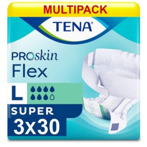 TENA Flex Lot de 30 protections pour incontinence 2500 ml