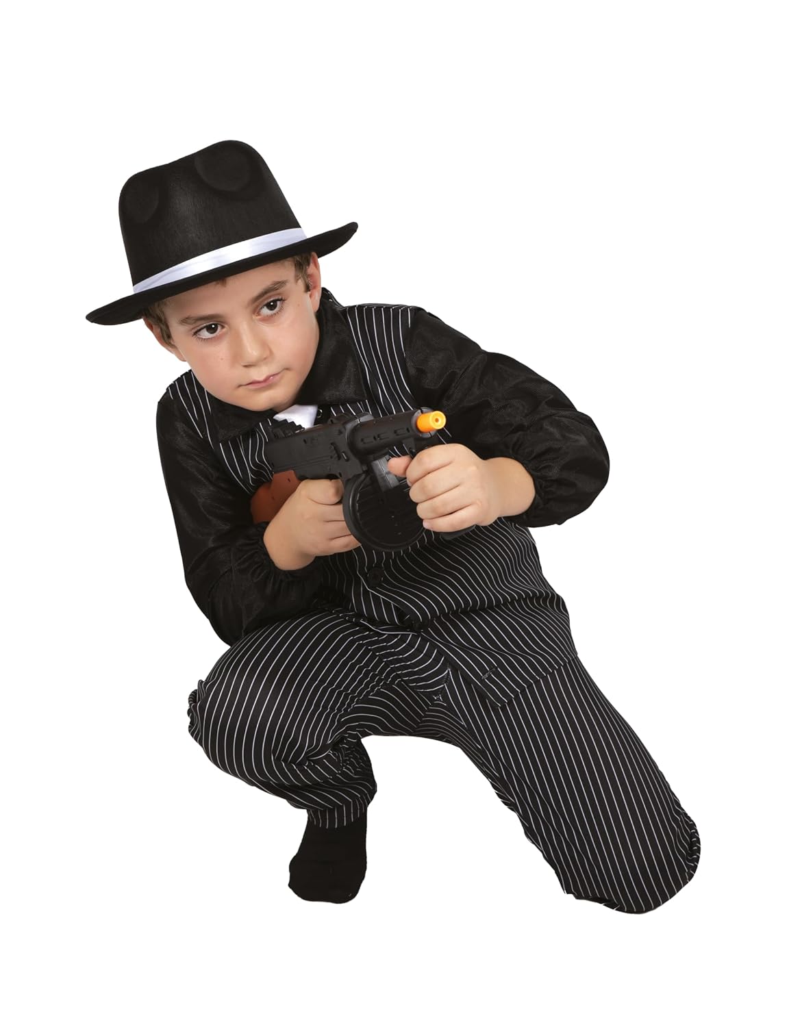 P'TIT CLOWN — Déguisement Enfant Gangster 4/6 ans – Image 3