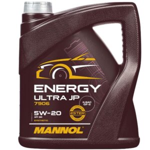 MANNOL Huile moteur Energy 5W-20 Huile synthétique Huile ACEA C5 API SN Ultra JP 4 L