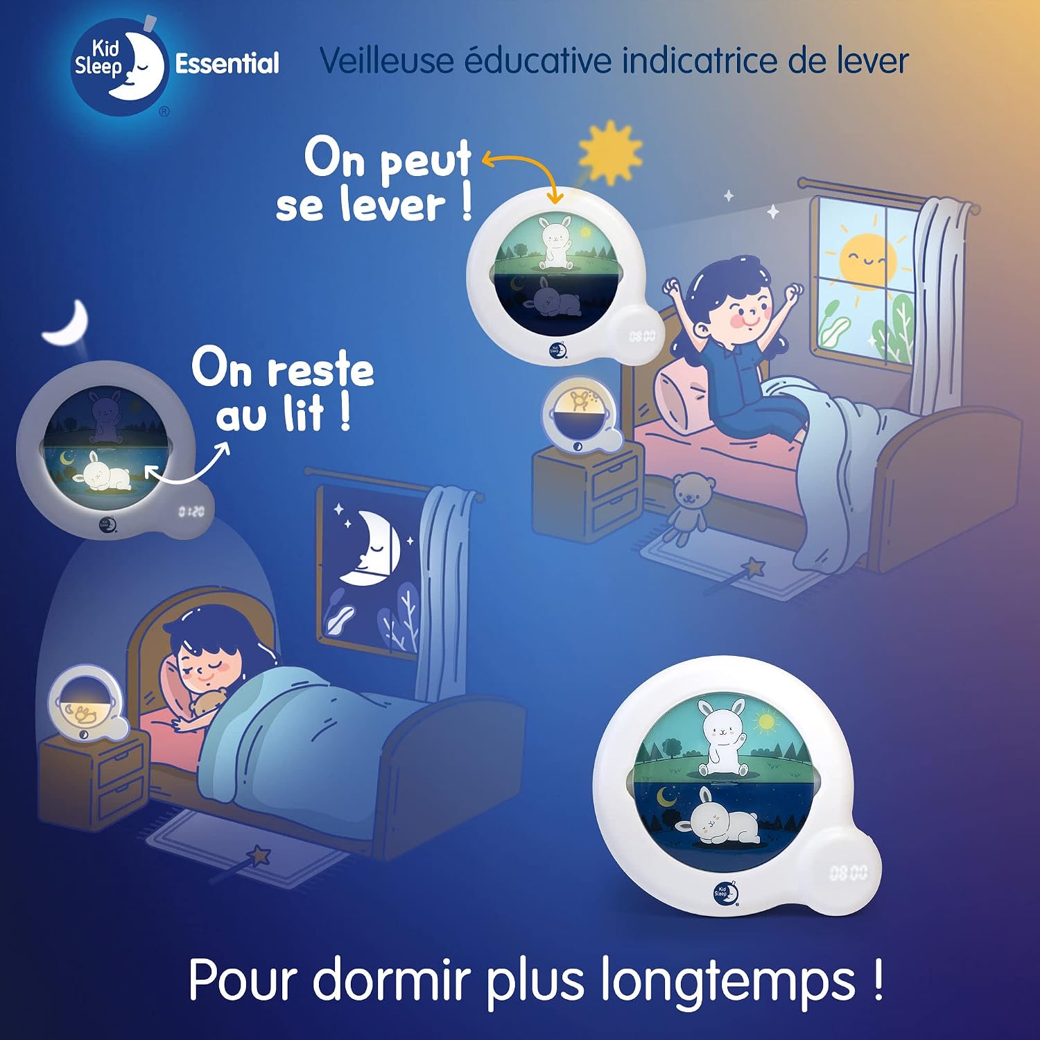 PABOBO Kid'Sleep Essential — Réveil éducatif 3 en 1 – Image 4