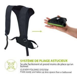 Alternative view of SKIBACK — Porte-skis mains libres en Cordura