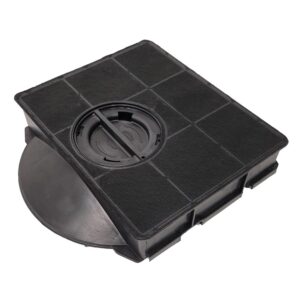 Filtre charbon rectangulaire FAT303 type 303 (à l'unité) 208 x 170 x 40 mm Hotte AMC895 CHF303 WPRO Hotte AMC895 CHF303 WPRO