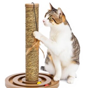 Alternative view of BRIGITTE — Grattoir pour chat en jonc de mer 30x30x45,5 cm