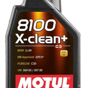 Motul 106376 Moteur 8100 X-Clean + 5 W-30, 1 l