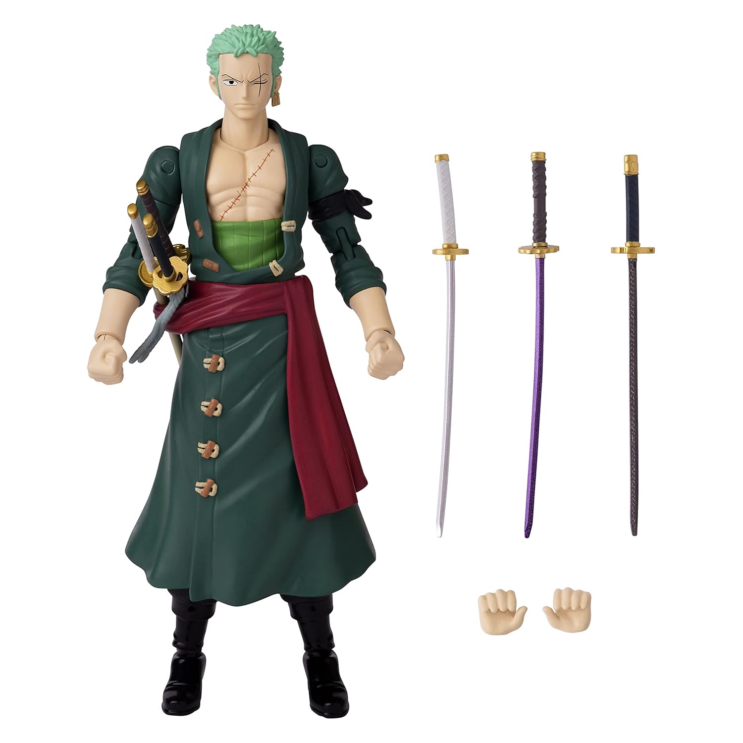 Bandai - Anime Heroes - One Piece - Figurine Anime heroes 17 cm - Roronoa Zoro - 36932 – Image 5