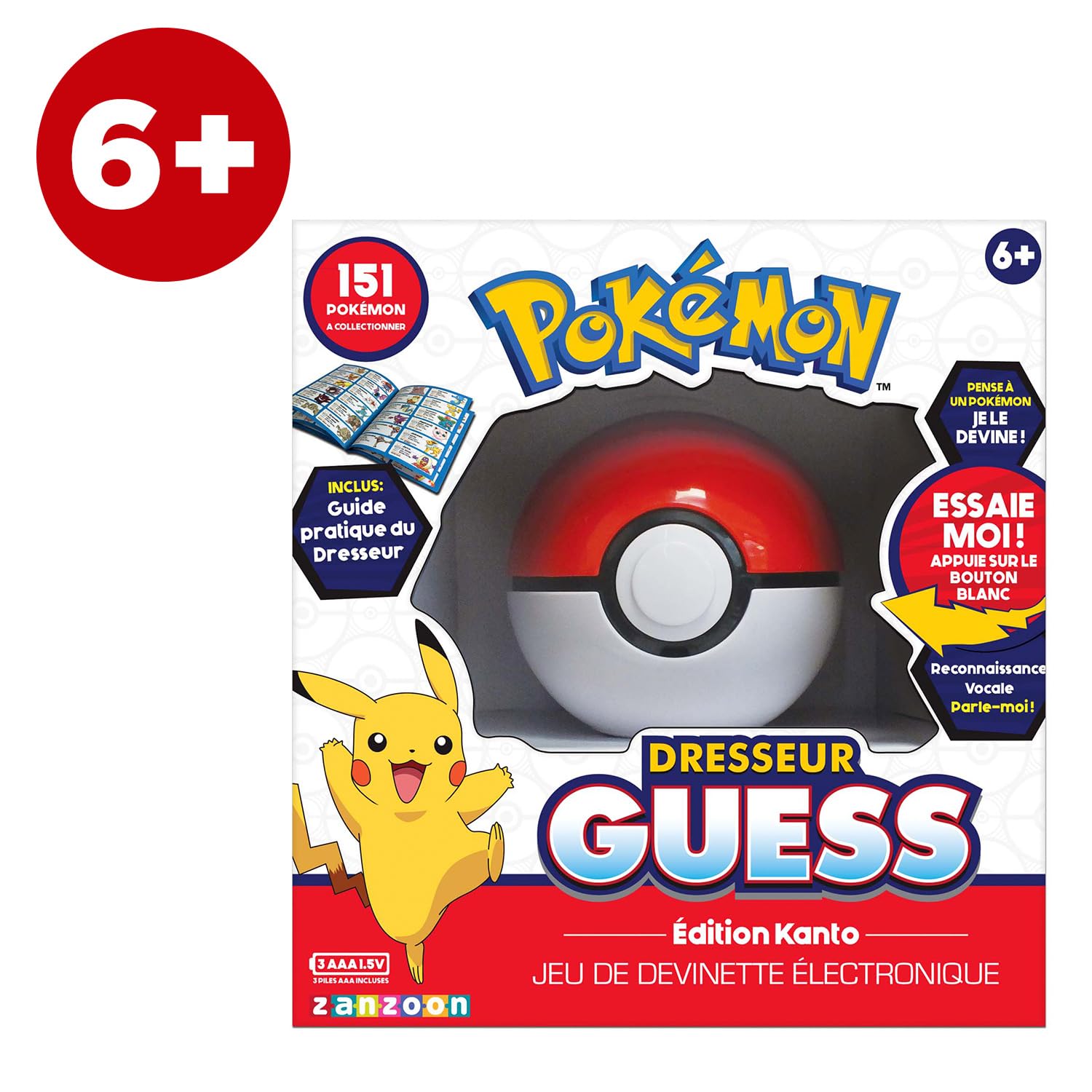 BANDAI Pokémon Dresseur Guess Kanto — Jeu électronique interactif – Image 6
