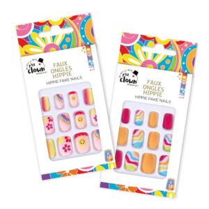 P'TIT CLOWN - 24519 - Faux ongles - 2 modèles aléatoires - festival