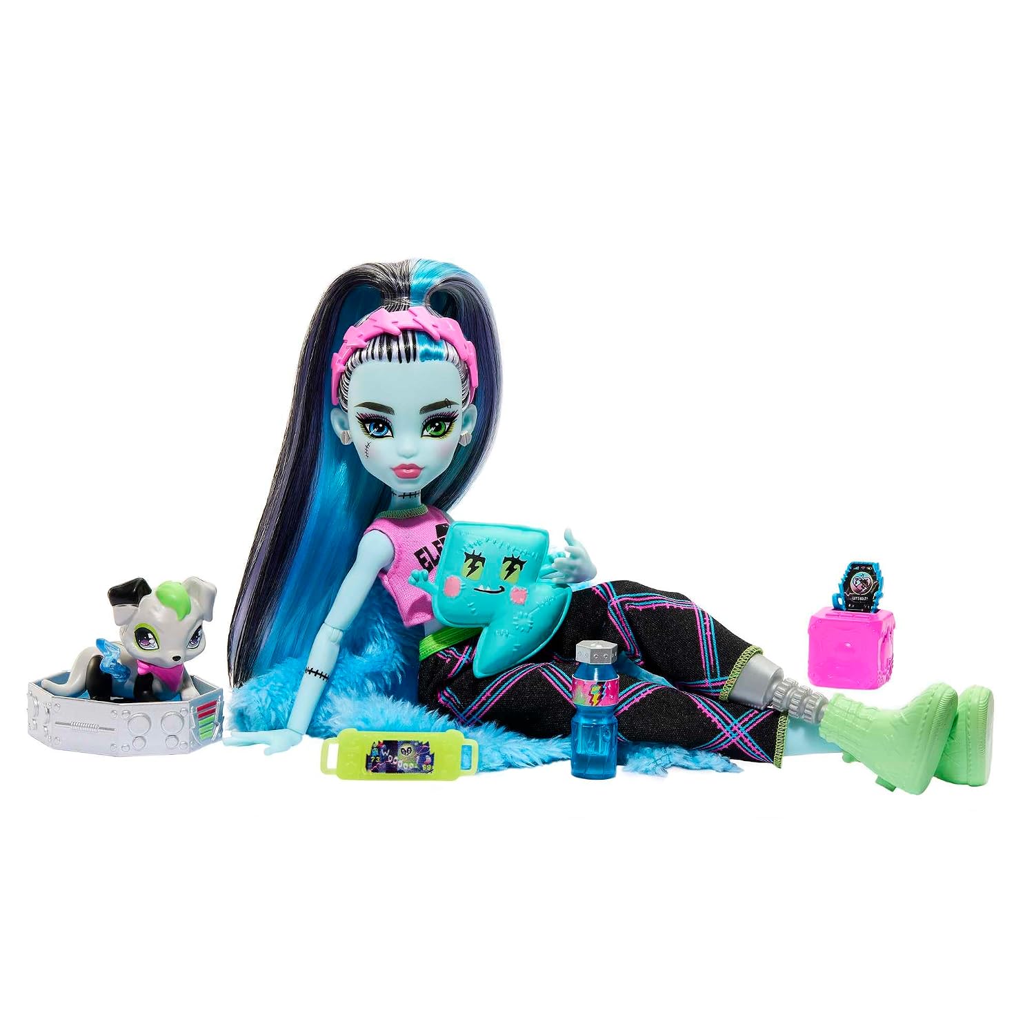 MONSTER HIGH — Coffret Soirée Pyjama Frankie Stein – Image 5