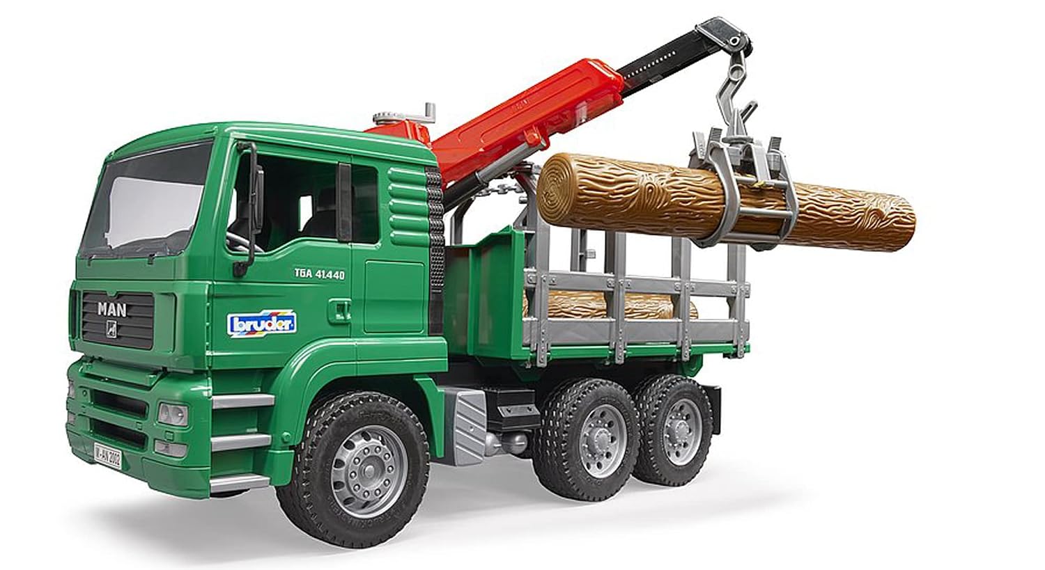 BRUDER MAN 02769 — Camion de transport de bois avec grue – Image 5