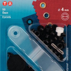 Prym 542402 Œillets en laiton bruni 4 mm 4 mm