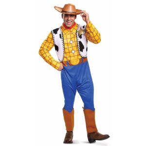 Disney Officiel Costume Woody Adulte, Déguisement Toy Story Cowboy Homme avec Chapeau, Carnaval Fête, XXL