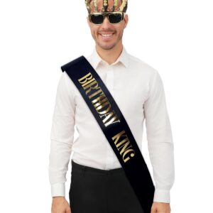 P'TIT CLOWN - 24391 - Set accessoires "Birthday King" - adulte