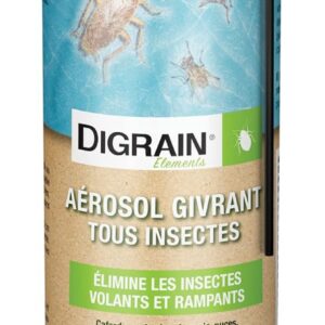 DIGRAIN Aérosol Givrant Tous Insectes - Sans Substance Active Biocide - Aérosol 500ml