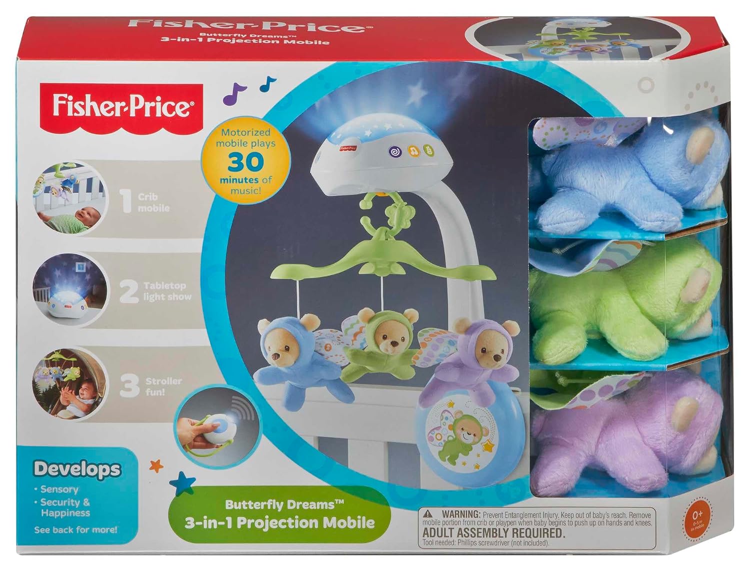 FISHER-PRICE — Mobile Doux Rêves Papillon avec Veilleuse – Image 6