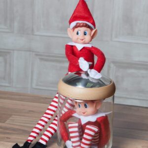 Alternative view of CHAKS — Lot de 2 elfes farceurs de Noël en peluche