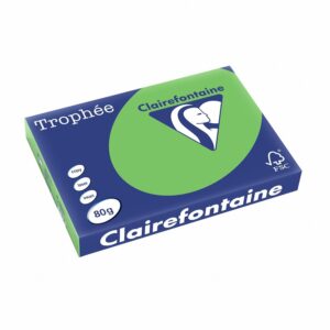 Clairefontaine Trophee Ramette de 500 feuilles papier couleur 80 g A3 Vert menthe