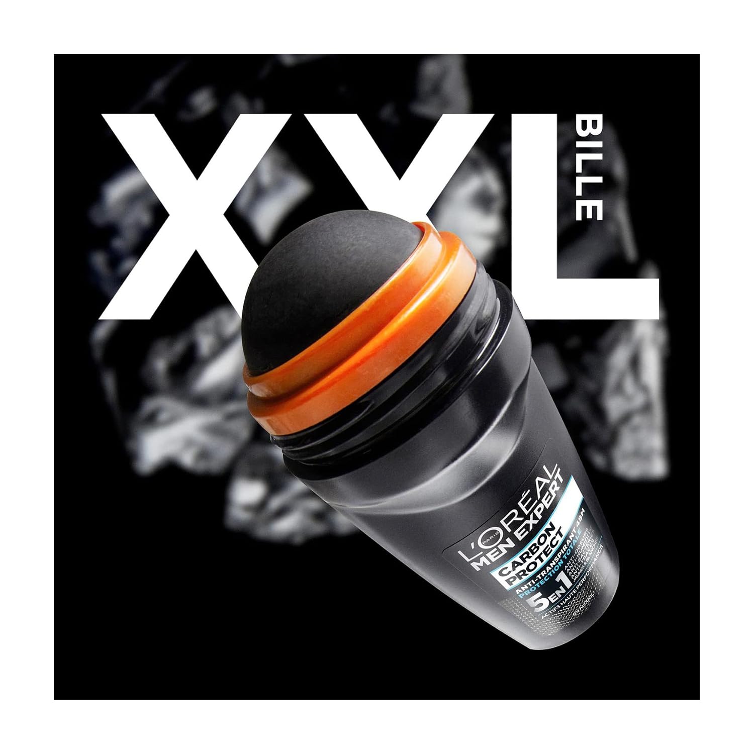 L'Oréal Paris Men Expert - Carbon Protect Ice Fresh - Déodorant Bille Spray Homme Anti-Traces - 50 ml - Lot de 6 – Image 2