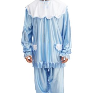 P'TIT CLOWN - Costume Bébé Humoristique Adulte - Déguisement Complet pour Carnaval, Fêtes Costumées, Gender Reveal, EVG, EVJF, Fêtes à Thèmes, Halloween, Nouvel An - Bleu - Unisexe (S-M)