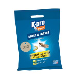 Crochet Bobine Anti-mites Vêtements x 4 3060 -KAPO