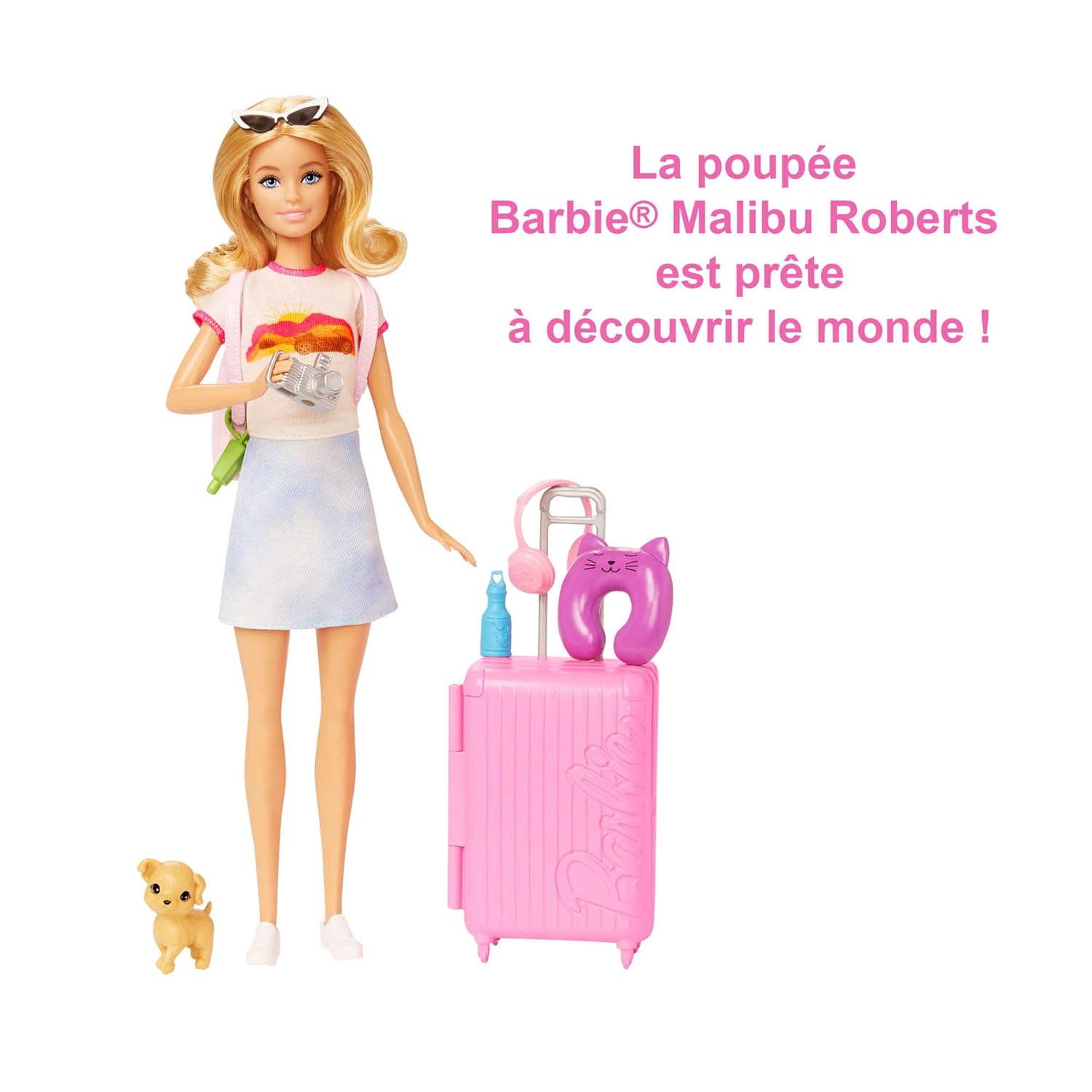 BARBIE Malibu — Coffret Voyage avec Poupée et Accessoires – Image 4