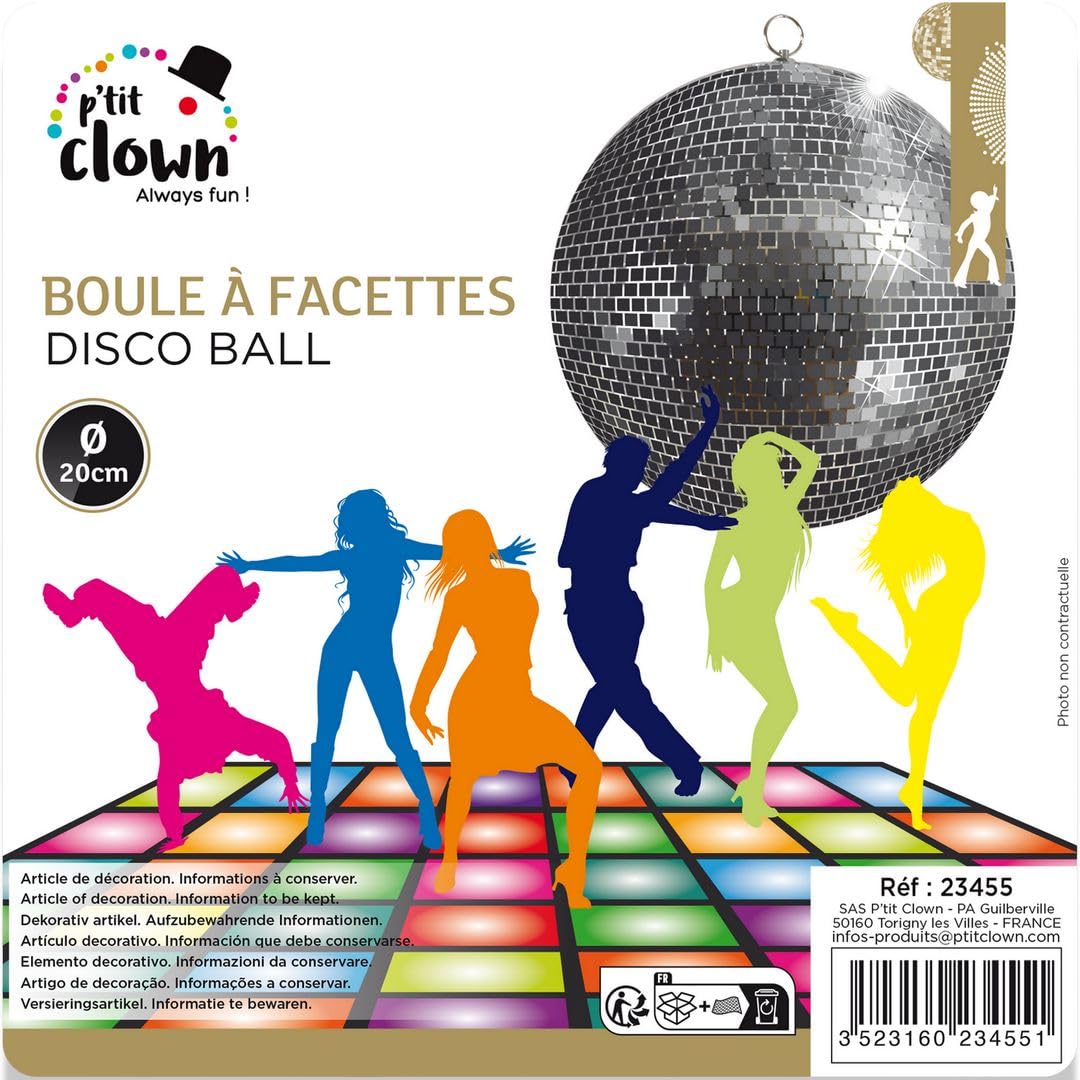 P'TIT CLOWN — Boule à facettes Ø 20 cm – Image 2