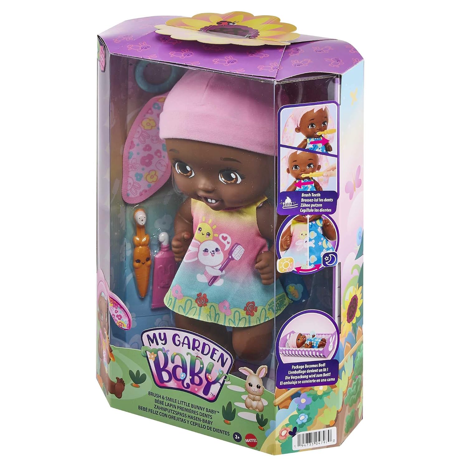 MY GARDEN BABY — Poupée Bébé Lapin Premières Dents 30 cm – Image 5