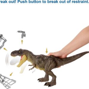 Alternative view of JURASSIC WORLD Dino Escape — Grande figurine Tyrannosaure articulée