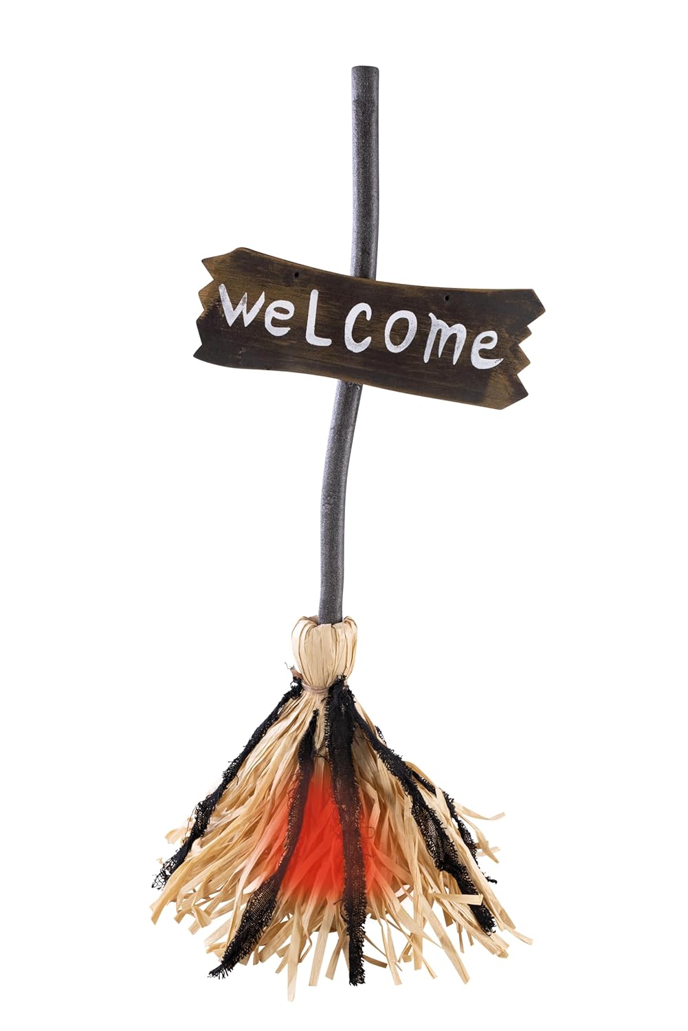 P'tit Clown - Automate Halloween - Automatroniques - Animatronics - Décoration Animée et Sonore - Piles Non incluses (Balai Magique Dansant, 65 cm)