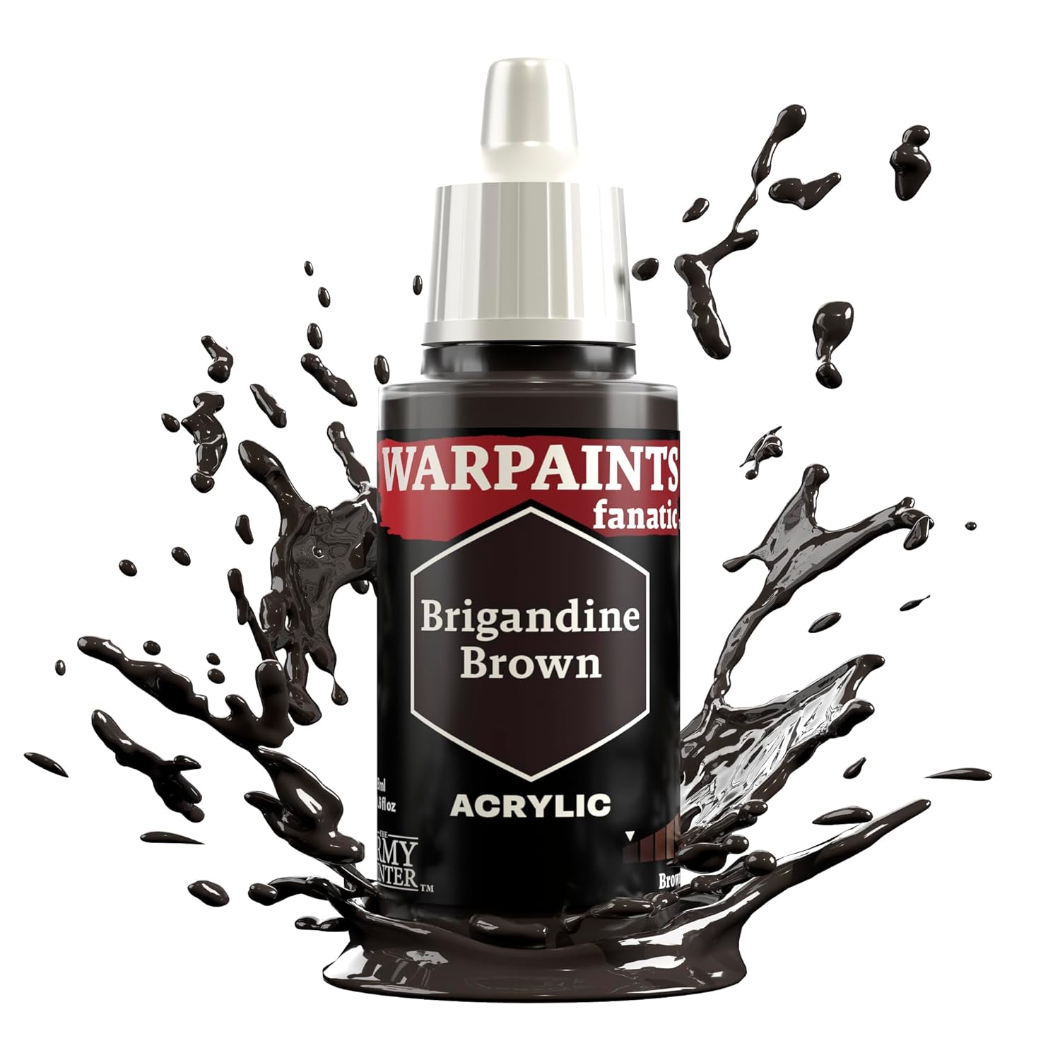 The Army Painter Browns & Neutrals Warpaints Fanatic Peinture acrylique 18 ml (Brigandine Brown)