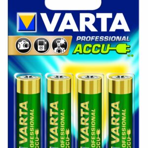 Varta - Pile Rechargeable - 2700 mAh - AA x 4 - Professional (LR6)