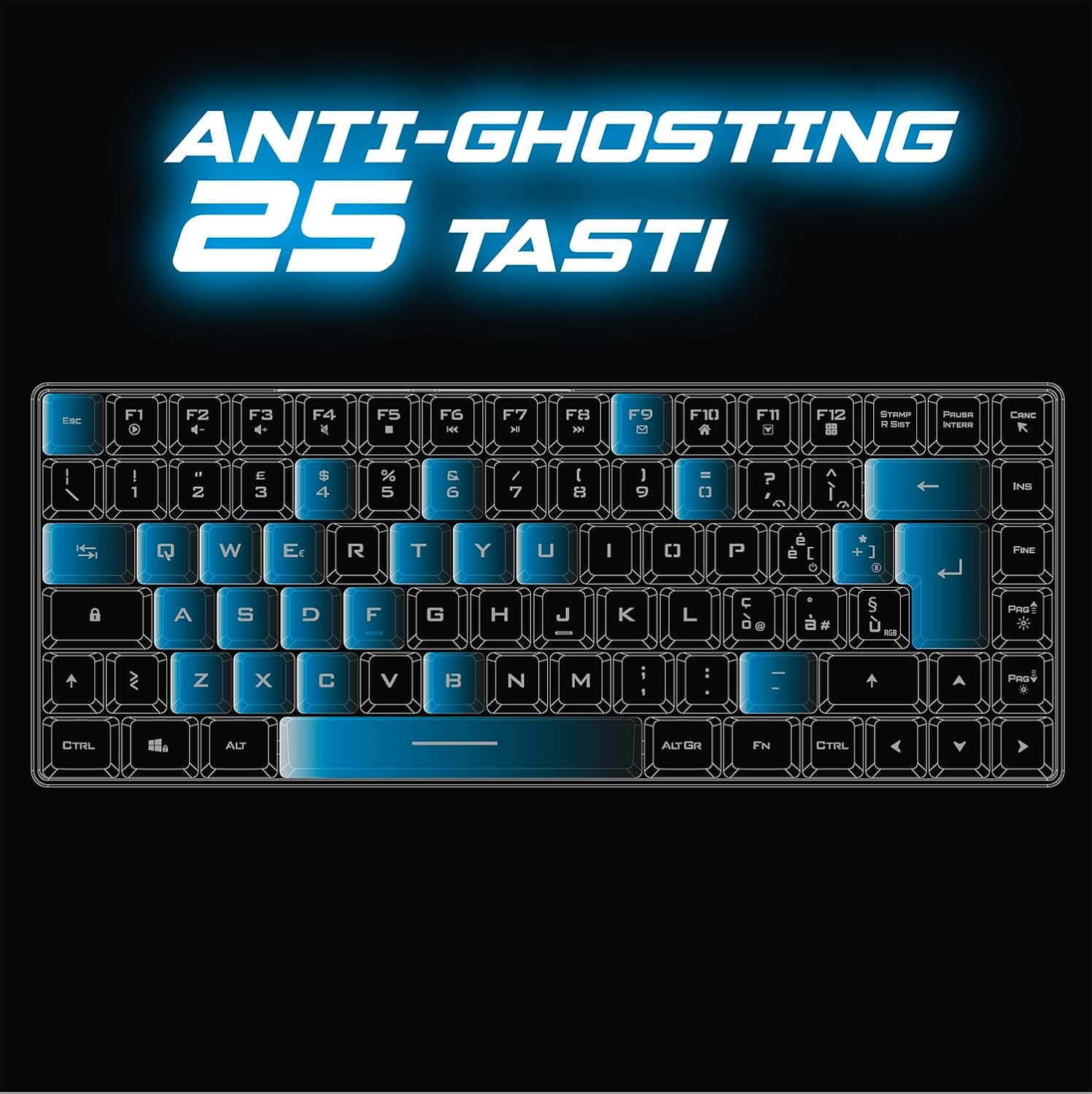 SPIRIT OF GAMER — Clavier Gaming Bluetooth RGB TKL 65% – Image 4