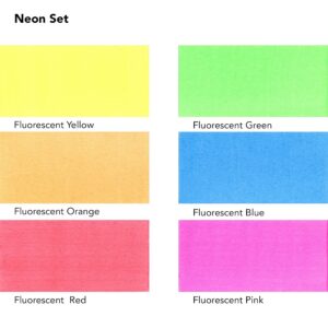 Alternative view of DALER ROWNEY FW — Set d'encres acryliques fluo 6 x 29,5 ml
