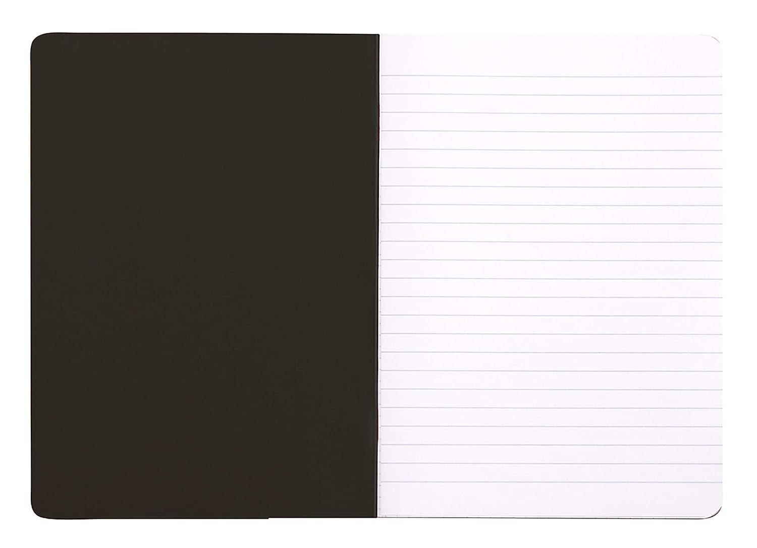 RHODIA 119189Cpack - Un lot de 10 Carnets Piqués Black - A5 - Ligné - 96 pages - Papier Clairefontaine Blanc 80 g/m² - Couverture en Carte Enduite Souple, Résistante et Imperméable – Image 3