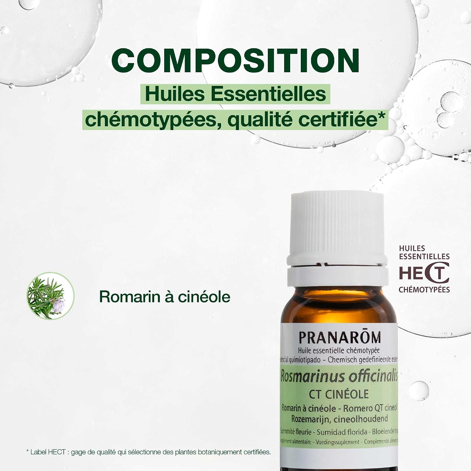PRANARÔM — Huile Essentielle Romarin à Cinéole 10 ml – Image 2