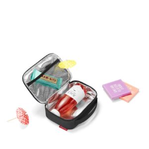 Alternative view of REISENTHEL thermocase — Petit sac isotherme noir