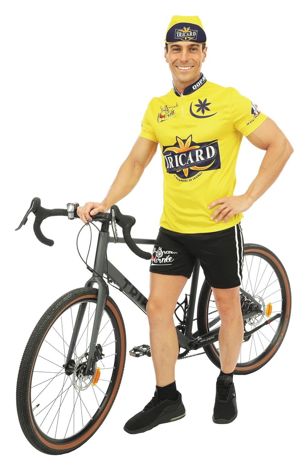 P'TIT CLOWN — Déguisement Cycliste Adulte L-XL – Image 3