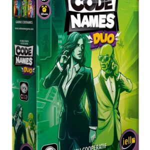 IELLO CODENAMES: Duo – Le Jeu de Mots coopératif où Deux Joueurs s’unissent pour découvrir Les Bons Mots ! ‍ Résolvez Les énigmes Ensemble et évitez Les pièges – Un défi de Communication pour Deux !