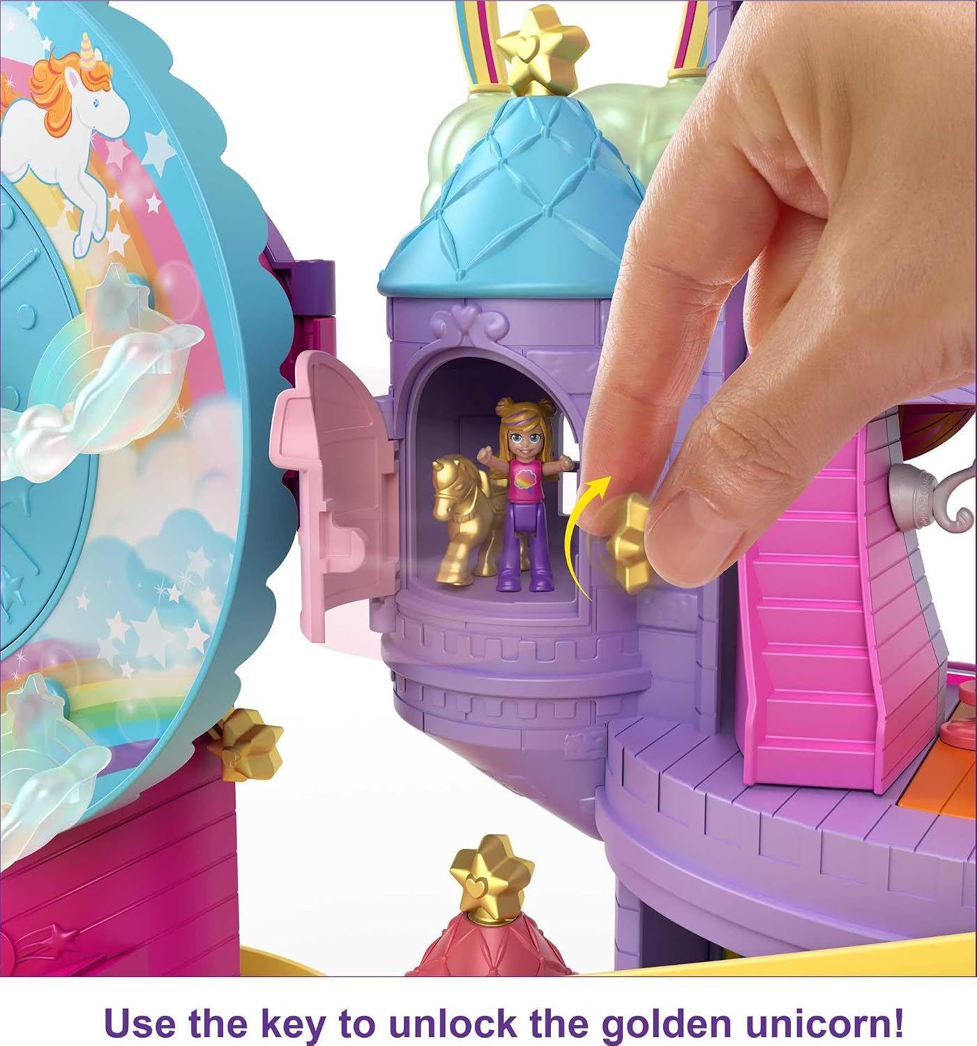 POLLY POCKET — Playset Lunapark Arc-en-Ciel 25 Surprises – Image 5