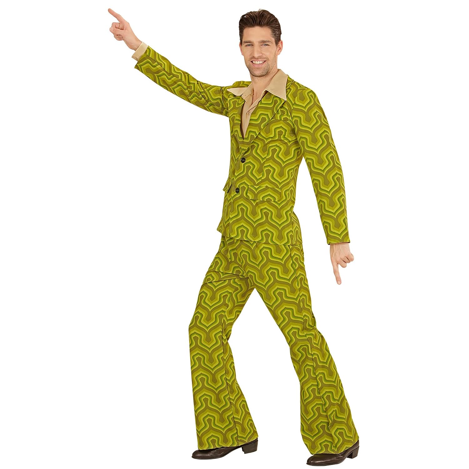 W WIDMANN MILANO Party Fashion — Costume années 70 veste et pantalon – Image 2