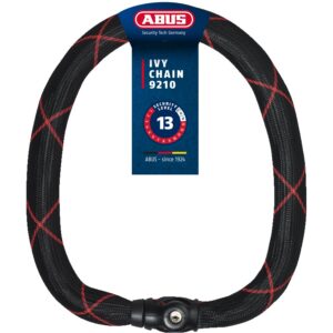 ABUS Antivol à chaîne Ivy Chain 9210 - Antivol vélo en acier trempé - chaîne de 10 mm d'épaisseur - niveau de sécurité 13