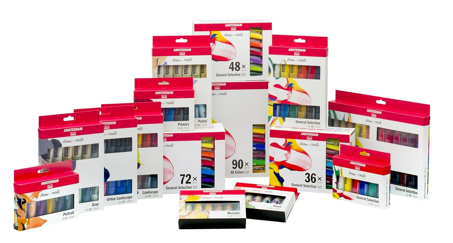 AMSTERDAM Standard Series — Set de 24 Peintures Acryliques – Image 4