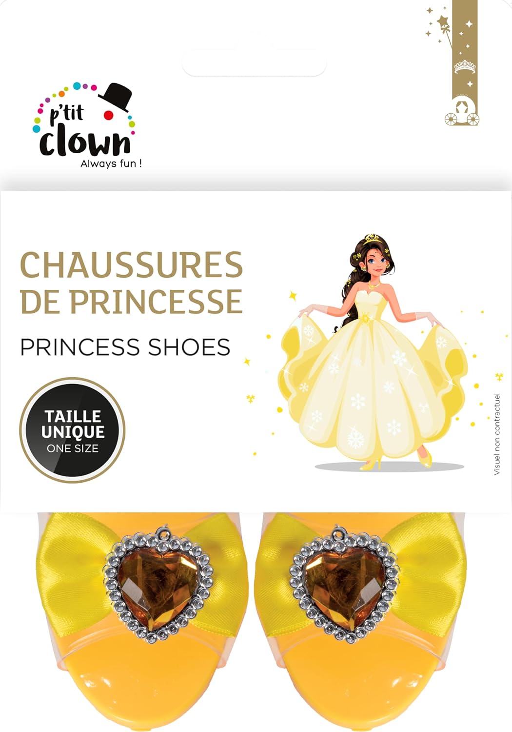 P’TIT CLOWN — Mules à Talons de Princesse Enfant Taille Unique – Image 4